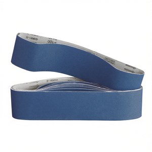 สายพานขัด P100 สีน้ำเงิน สำหรับขัดโลหะและไม้ - Product Image 2