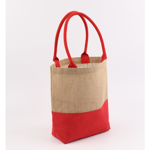 Bolsas de Yute Natural al por Mayor, Bolsas de Yute Personalizadas de China con Asa y Correa para el Hombro - Product Image 3
