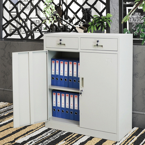 Modern Style Steel Office Low Cabinet Iron <strong>File</strong> &amp; <strong>Archive</strong> Document Voucher Employee Storage Cabinet - Product Image 6