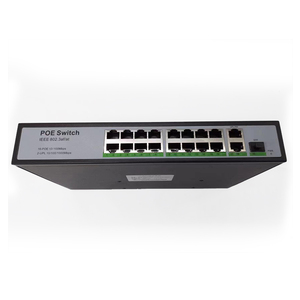 1000Mbps 250W PoE chuyển đổi <span class=keywords><strong>16</strong></span> cổng 10 100M PoE chuyển đổi 2 Gigabit Uplink 1000M RJ45 với 1 Gigabit SFP khe cắm mạng chuyển đổi - Product Image 5