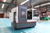 Haute précision TCK50A lit incliné cnc tour machine 3 axes cnc tour