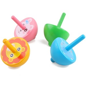 Colorido al por mayor 4 PCS de madera de Gyro juguetes para niños personalizado clásico de madera bloques de construcción de jug - Product Image 1