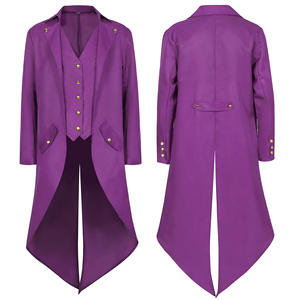 ז 'קט סטימפאנק וינטג' לגברים ליל למבוגרים תחפושת קלאסי מעיל זנב קוספליי - Product Image 5