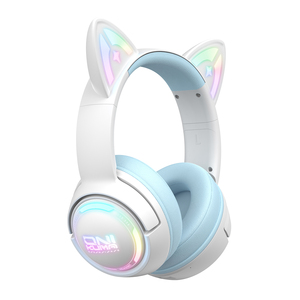 ONIKUMA GT838 Cat Ear Children's Wireless Headset 2.4G <b>USB</b> Type-C Comfortable In-Ear Over-Ear Game Headset Dynamic Mobile Phone - Product Image 1