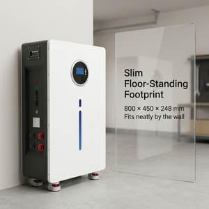 Residential Energy Storage Battery 16kWh 51.2V 314Ah LiFePO4 Tower Pack with UN38.3 MSDS CAN RS485 LCD Option - Product Image 3