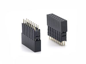 หัวต่อแบบเสียบ YZTECH ระยะห่างขา 2.54 มม. ขั้วทองเหลือง แบบตัวเมีย แถวคู่ ซ้อนกัน 3H2.5 ตัวเรือนไนลอน แบบตรง สูง 8.5 มม. 2*8 ขา บรรจุกล่อง 3A - Product Image 4