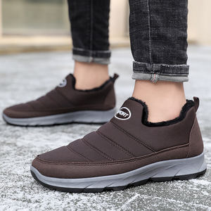 M2006 Nouvelles chaussures d'hiver chaudes en fourrure pour hommes, chaussures décontractées à enfiler, baskets de course, chaussures de sport pour hommes, nouveau modèle - Product Image 6