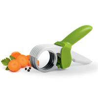 Ciseaux et trancheuse manuels simples en acier inoxydable pour fruits et légumes, outil portable quotidien pour la préparation de chips