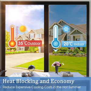 Prix d'usine <span class=keywords><strong>pas</strong></span> <span class=keywords><strong>cher</strong></span> argent miroir réfléchissant unidirectionnel verre fenêtre Film UV Protection de <span class=keywords><strong>la</strong></span> vie privée bâtiment <span class=keywords><strong>solaire</strong></span> fenêtre Film - Product Image 2