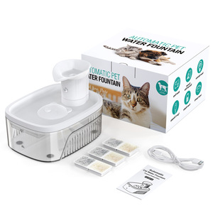 Smart Sensor Pet <b>Water</b> <b>Dispenser</b> 2.5L With Filter <b>Automatic</b> Fountain For Cats And Dogs White - Product Image 4