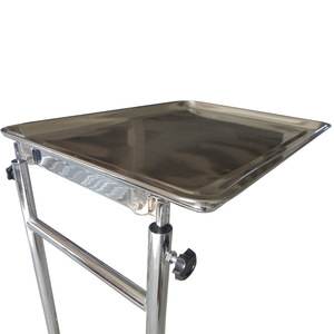 Chariot médical en acier inoxydable Morning Glow avec hauteur réglable pour usage hospitalier - Product Image 3