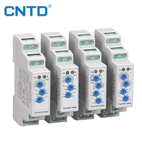 CNTD CDA6-216A1 IP20 35mm Rail DIN Interrupteur DPDT à temporisation Relais de surveillance de courant alternatif AC85-240V Protection contre les surintensités en époxy