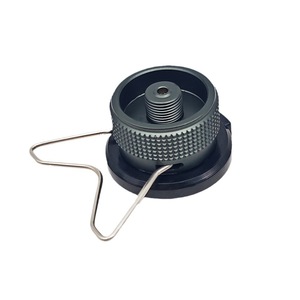 Adaptador de quemador para estufa de exterior con soporte para conversión de cartuchos de gas, uso portátil para acampar, construcción metálica - Product Image 5