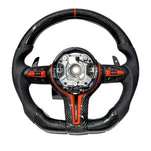 Volante Deportivo de Fibra de Carbono para <span class=keywords><strong>BMW</strong></span> F80 F10 F20 F30 F31 F32 M3 F07 M4 F82 X5 E92 E90, Actualización de Modelo Antiguo a Nuevo - Product Image 1