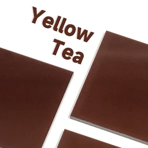 Sarı çay rengi 3mm/5mm akrilik levha, akrilik ham Materia, sarımsı kahverengi, yüksek şeffaflık akrilik, özelleştirilmiş