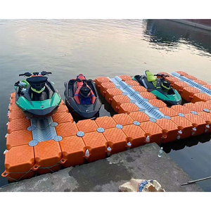 Dock en plastique à roulettes pour grand bateau, quai de marina avec rouleaux en forme de U - Product Image 3