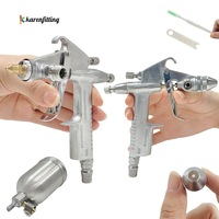 Aérographe pneumatique professionnel K-3 mini, qualité DIY, avec alimentation par gravité et pression pour la peinture sur cuir et pistolets de pulvérisation.