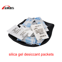 Petits paquets de gel de silice de qualité alimentaire, sachets de gel de silice adsorbant, gel de silice déshydratant