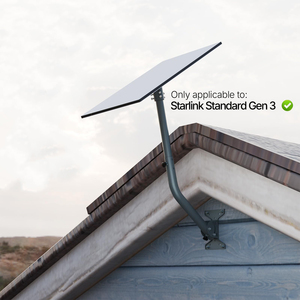 Kit d'adaptation pour <span class=keywords><strong>antenne</strong></span> satellite Starlink Gen 3, support mural et de toit, avec adaptateur de tuyau et support de mât plat réglable V3 V4 - Vente en gros usine - Product Image 1