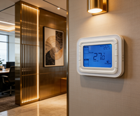 Thermostat intelligent T6861HG pour pièce, contrôle précis de la température, économie d'énergie, fiable pour les systèmes CVC à domicile, à l'hôtel et au bureau