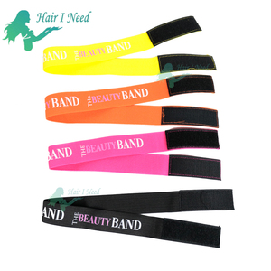 Fascia elastica regolabile con logo personalizzato per fascia di pizzo per capelli alla moda fascia per parrucca - Product Image 2