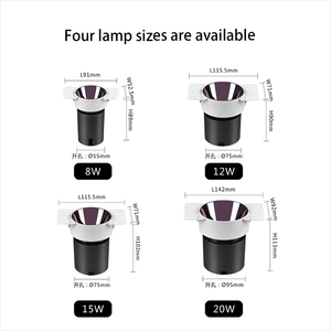 Lampu Sorot tanam tanpa bingkai gaya Modern dengan indeks <span class=keywords><strong>Rendering</strong></span> warna tinggi (<span class=keywords><strong>CRI</strong></span>) untuk pencahayaan dalam ruangan ramah mata spektrum penuh - Product Image 4