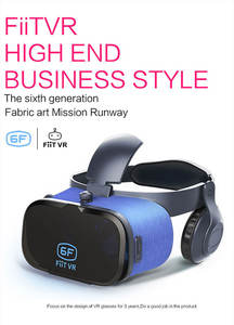 Fiit <span class=keywords><strong>VR</strong></span> 3F 2023 nouvelle mode <span class=keywords><strong>casque</strong></span> de réalité virtuelle neutre jeu <span class=keywords><strong>3D</strong></span> <span class=keywords><strong>casque</strong></span> stéréo avec lunettes audiovisuelles Surround - Product Image 2
