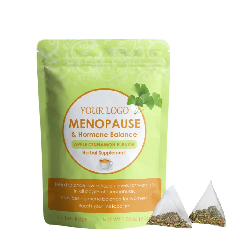 Custom Natural Herbal Tea Mulheres Chá Menopausa e Hormônio Equilíbrio Chá