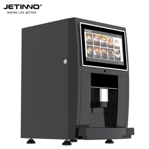 Jetinno JL24-IN5C 14'' Touch Screen Instant <b>Coffee</b> <b>Machine</b> Gas Station with Instant Powder - Product Image 2