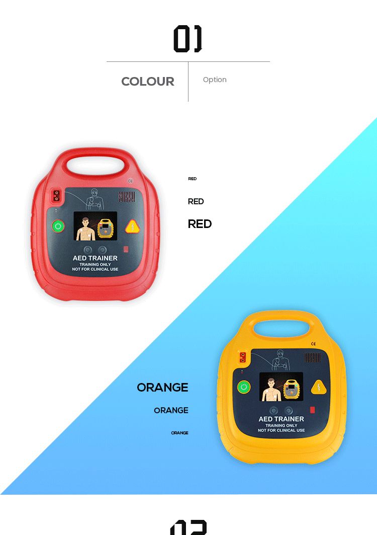 máy đào tạo/huấn luyện khử rung tim/sốc tim AED trainer ATM-112
