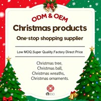 Arbre de Noël pliable en PVC artificiel SHUANGYUAN avec support en métal - Arbre de Noël pliable durable à haute simulation de plantes persistantes