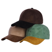 Gorra de Béisbol Personalizada con Logotipo, Unisex, Vintage, de Algodón, Ajustable, de Gamuza, de 6 Paneles, Gorra Deportiva Lisa, Lavada, de Dos Tonos