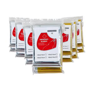Mantas Térmicas de Emergencia Ligeras de Mylar Dericsson, Lámina de PET Impermeable, Segura para Primeros Auxilios, Rescate y Supervivencia - Product Image 1
