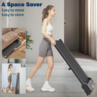 Mini máquina de correr plegable, almohadilla para caminar, cinta de correr de pie debajo del escritorio