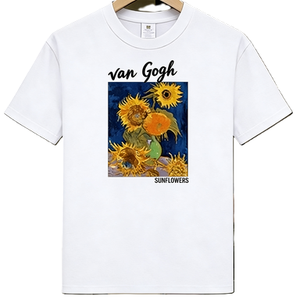 Camiseta con Pintura Famosa de Girasoles de <span class=keywords><strong>Vincent</strong></span> Van Gogh, Impresionismo, Regalo de Museo - Product Image 3