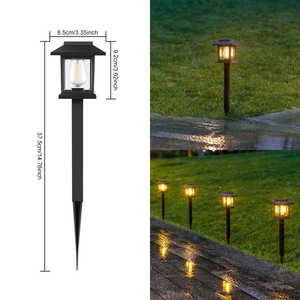 Lámpara Decorativa de Jardín LED Solar para Exteriores, Impermeable, con Filamento de Tungsteno, para Patio y <span class=keywords><strong>Camino</strong></span>, de Neonawall Garden Suppliers - Product Image 3