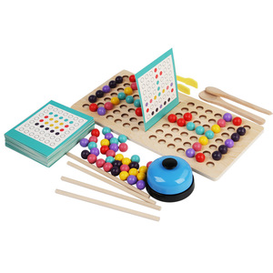 <span class=keywords><strong>Juego</strong></span> de Mesa de Madera Montessori Personalizado para Bebés, <span class=keywords><strong>Juego</strong></span> de Clavijas Educativo para el Jardín de Infancia, Juguetes Cognitivos para Niños Pequeños - Product Image 3