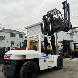 Chariot élévateur diesel d'occasion TCM FD100 10 tonnes, 8 tonnes, 7 tonnes pour levage lourd - Product Image 5