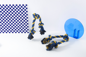 Jouet interactif en corde de coton à trois nœuds <span class=keywords><strong>pour</strong></span> <span class=keywords><strong>chien</strong></span> Style classique écologique <span class=keywords><strong>pour</strong></span> le mouvement et le jeu - Product Image 3