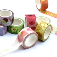 Rubans adhésifs washi personnalisés imprimés en couleur, imperméables et résistants à l'eau