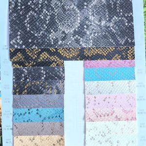 Snake Leather Fabric 1.0mm <strong>Python</strong> Animal Pattern Leather Embossed Gold Scales Three-dimensional Snake Pattern Pu Leather - Product Image 5