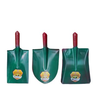 Стальная лопатка для копания, деревянная ручка для использования на ферме, эргономичный дизайн, с расширенной балкой, с острым краем, утолщенный материал - Product Image 1