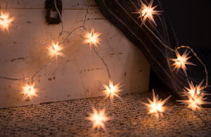 Đèn Dây Thần Tiên Led Ngôi Sao Starburst Chạy Bằng Pin Để Trang Trí Giáng Sinh - Product Image 6