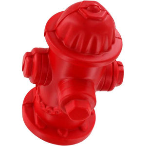 Balles anti-stress hydrant d'incendie personnalisables en caoutchouc moulé pour pompiers, cadeaux publicitaires, goodies pour salons professionnels, vente en gros - Product Image 5