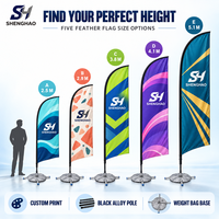 Drapeau de plage personnalisé avec logo imprimé numériquement, en fibre de carbone, avec mât automatique, en polyester, résistant au vent, séchage rapide, écologique, pour voiture