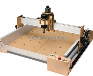 เครื่องแกะสลักและตัด CNC 4040 ใช้สำหรับทำลวดลาย ทำเครื่องหมายด้วยเลเซอร์บนไม้ อลูมิเนียม โลหะ สำหรับทำโลโก้ - Product Image 1