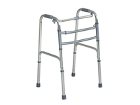 Déambulateur pliable léger en aluminium de marque fiable KJT pour équipement médical hospitalier, certifié CE, capacité 100 kg, 8 niveaux