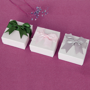 Печатная бумажная коробка для упаковки ювелирных изделий на заказ логотип ожерелье кольцо ювелирные изделия Подарочная коробка Упаковка - Product Image 6