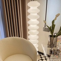 Lampe de sol LED moderne |   Lampe sur pied à 3 températures de couleur, hauteur 157 cm |   Abat-jour circulaire CRI 90 pour salon, chambre à coucher, hôtel
