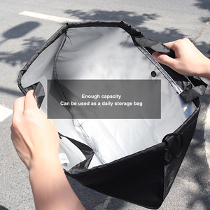 Sac pour <span class=keywords><strong>casque</strong></span> de moto, sac à cordon en nylon noir durable pour la conduite à vélo, la moto, le sport, la gym, l'entraînement, la randonnée, les voyages - Product Image 5